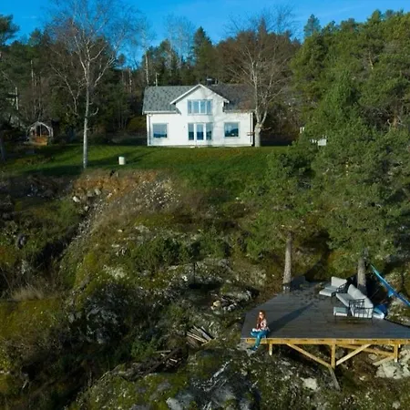 펜션 Lovely Sea View In Modern Family House! *